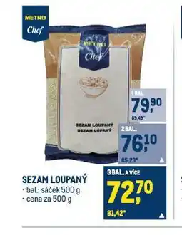 Makro Sezam loupaný nabídka