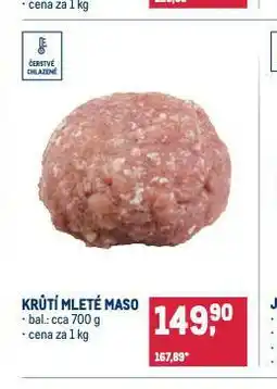 Makro Krůtí mleté maso nabídka