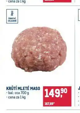 Makro Krůtí mleté maso nabídka