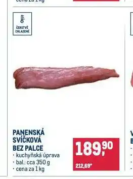 Makro Panenská svíčková nabídka