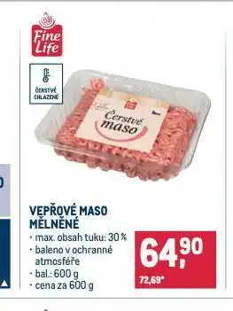 Makro Vepřové maso mělněné nabídka