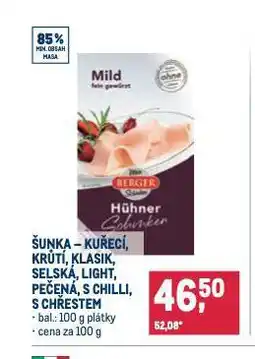 Makro Šunka light nabídka