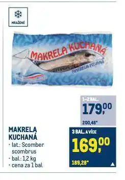 Makro Makrela kuchaná nabídka