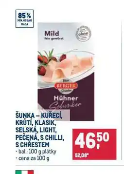 Makro Šunka selská nabídka