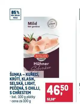 Makro Šunka klasik nabídka