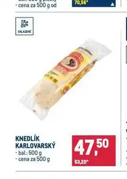 Makro Knedlík karlovarský nabídka