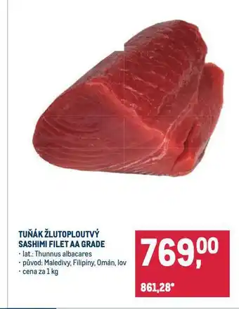 Makro Tuňák žlutoploutvý nabídka