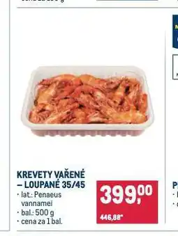 Makro Krevety vařené nabídka