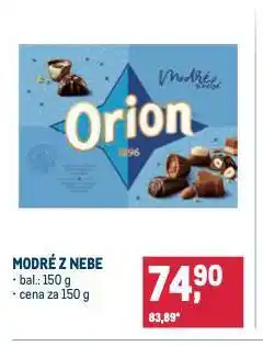 Makro Orion modré z nebe nabídka