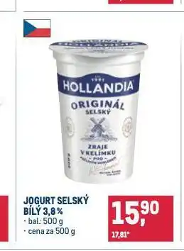 Makro Hollandia selský jogurt nabídka