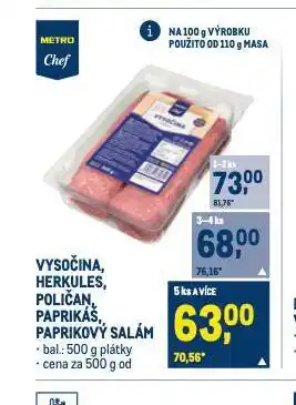 Makro Vysočina nabídka