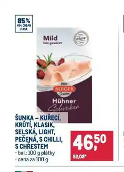 Makro Pečená šunka nabídka