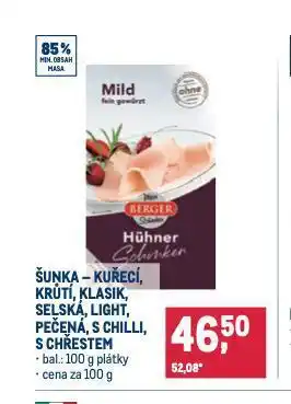 Makro Pečená šunka nabídka