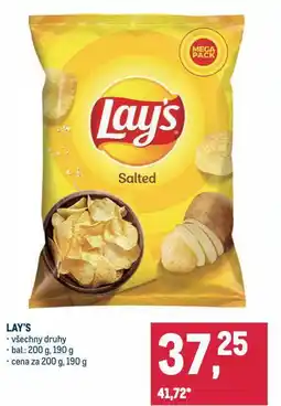 Makro Lay's chipsy nabídka