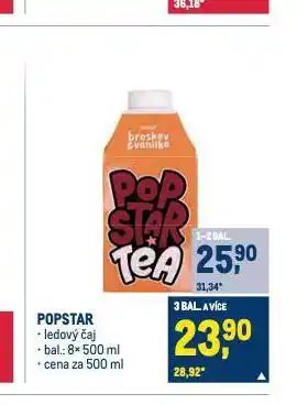 Makro Popstar tea nabídka