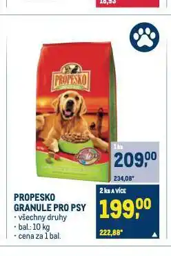 Makro Propesko granule pro psy nabídka