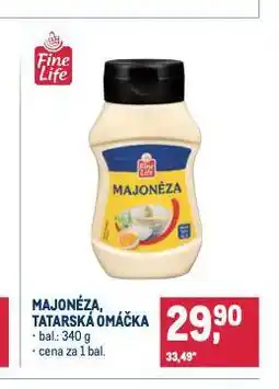 Makro Tatarská omáčka nabídka