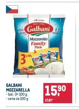 Makro Galbani mozzarella nabídka