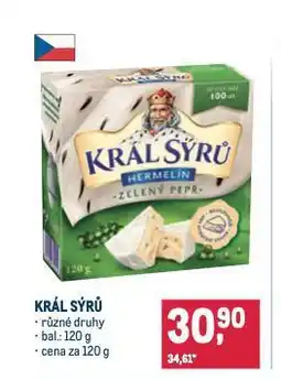 Makro Král sýrů hermelín nabídka