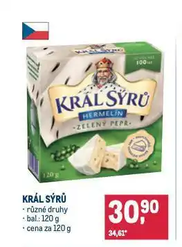 Makro Král sýrů hermelín nabídka