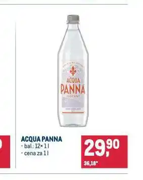 Makro Acqua panna nabídka