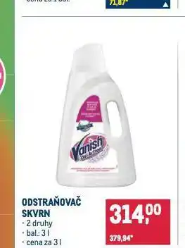 Makro Vanish oxi action odstraňovač skvrn nabídka