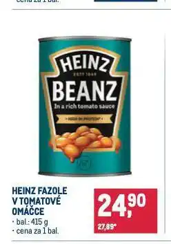 Makro Heinz fazole nabídka