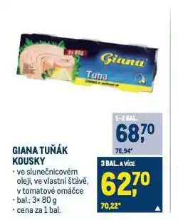 Makro Giana tuňák kousky nabídka