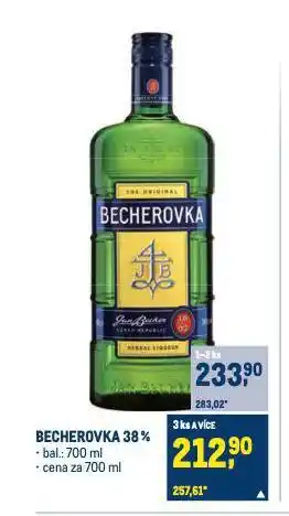 Makro Becherovka nabídka