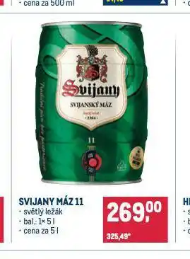 Makro Pivo svijanský máz nabídka