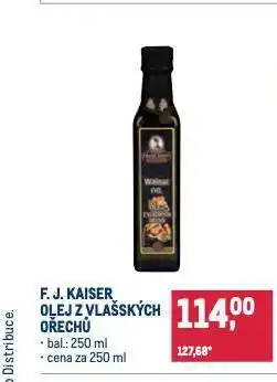 Makro Franz josef kaiser olej z vlašských ořechů nabídka