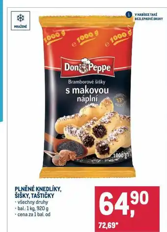 Makro Plněné taštičky nabídka