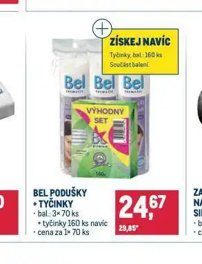 Makro Bel podušky + tyčinky nabídka