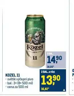 Makro Pivo velkopopovický kozel nabídka