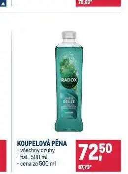 Makro Radox koupelová pěna nabídka