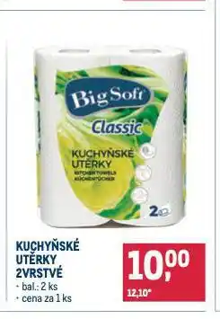 Makro Big soft kuchyňské utěrky nabídka