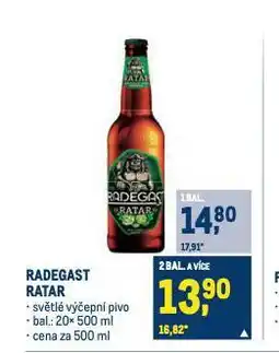 Makro Pivo radegast nabídka