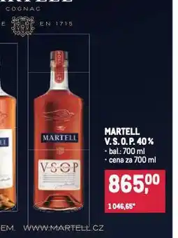 Makro Martell v.s.o.p nabídka