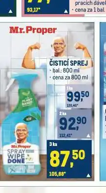 Makro Mr. proper čistič nabídka