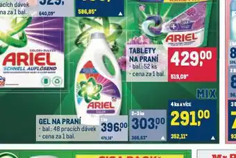 Makro Ariel gel na praní nabídka