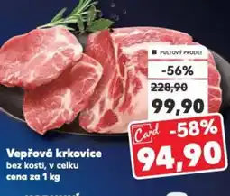 Kaufland Vepřová krkovice nabídka