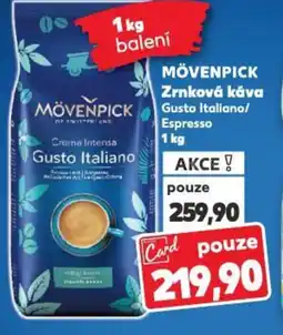 Kaufland MÖVENPICK Zrnková káva nabídka