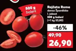 Kaufland Rajčata Roma nabídka