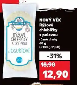 Kaufland NOVÝ VĚK Rýžovė chlebíčky s polevou nabídka