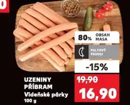 Kaufland UZENINY PŘÍBRAM Videňské párky nabídka