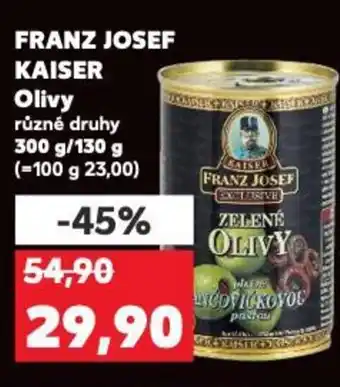 Kaufland FRANZ JOSEF KAISER Olivy nabídka