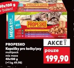 Kaufland PROPESKO Kapsičky pro kočky/psy nabídka