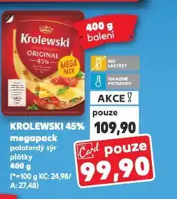 Kaufland KROLEWSKI 45% megapack nabídka