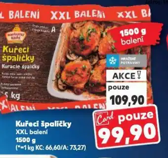 Kaufland Kuřecí špaličky nabídka