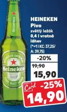 Kaufland HEINEKEN Pivo nabídka